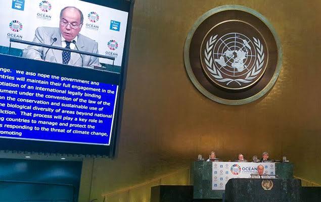 País lança metas para oceanos na ONU