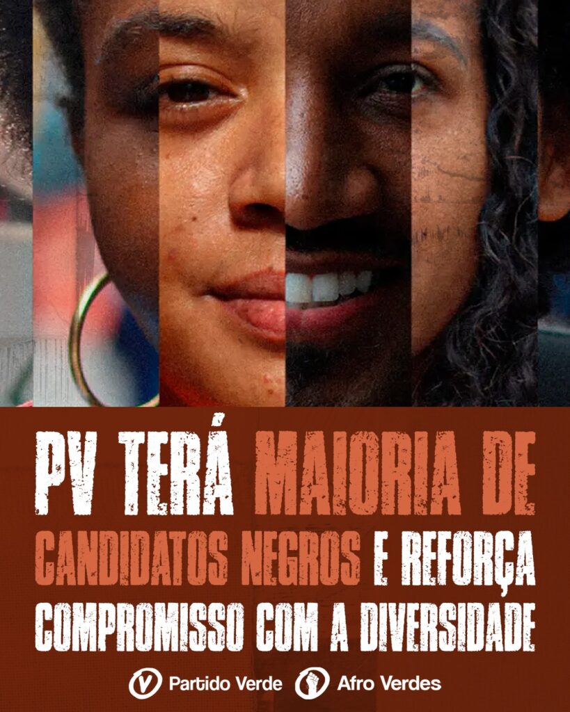 PV terá maioria de candidatos negros e reforça compromisso com a diversidade